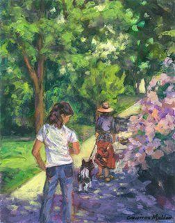 Afternoon in Lithia Park, Acrylic, 11