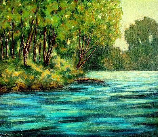 river around the bend