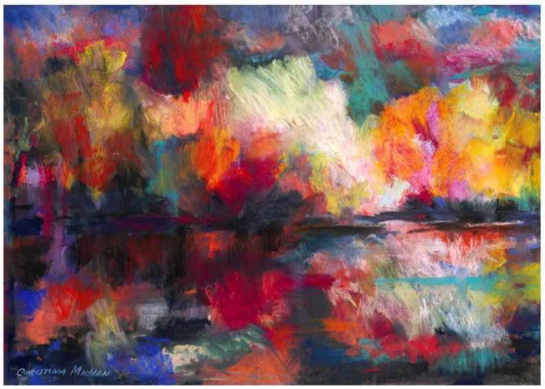 Autumn Blaze, Pastel, 11x14