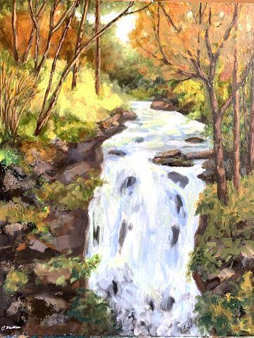 Autumn Falls, Oil, 16x20