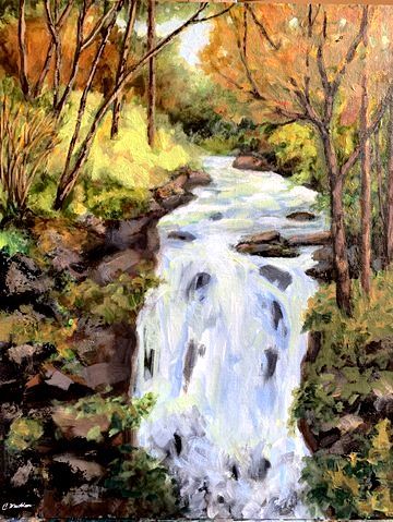Autumn Falls, Oil, 16x20