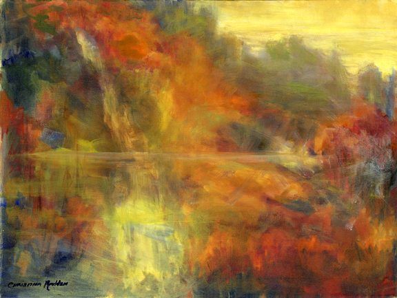 Autumn Light, Oil on Canvas, 18x24