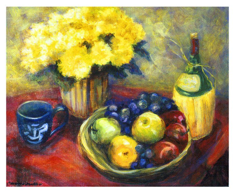 Autumn's Bounty, Acrylic, 16x20, Private Collection