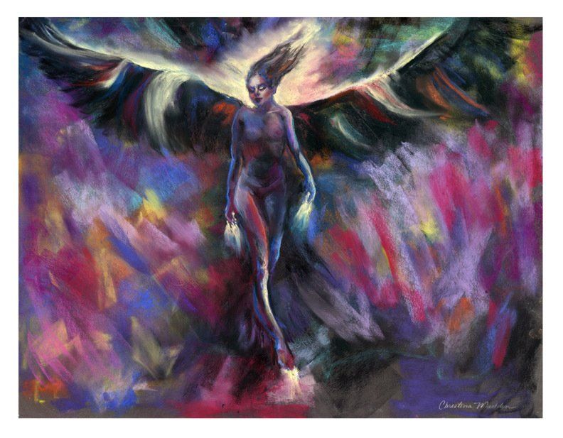 Awakened, Pastel, 14x18