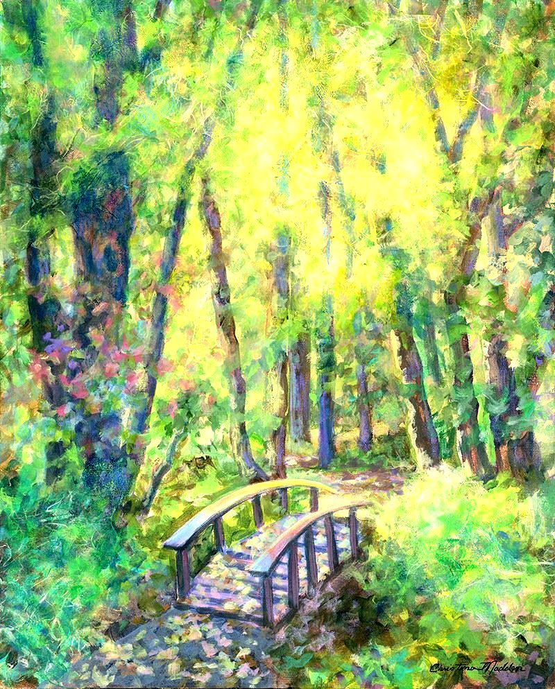 Bridge, Mixed Media, 16x20