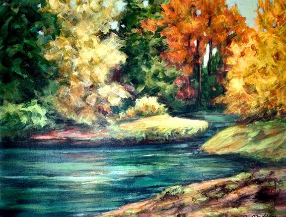 Fall Colors, Oil, 16x20