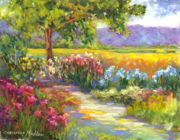 Garden's End, Pastel, 11x14