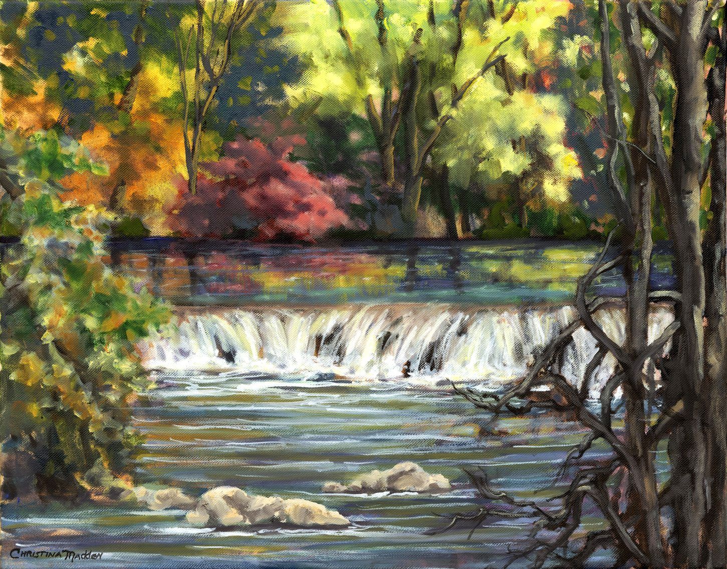 Gold Hill Reflections, Oil, 16x20