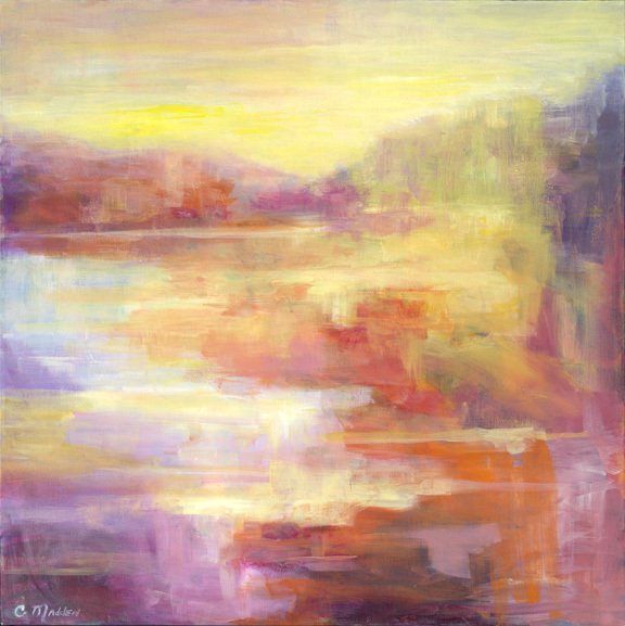 Lake Expressions, Acrylic, 24x24,