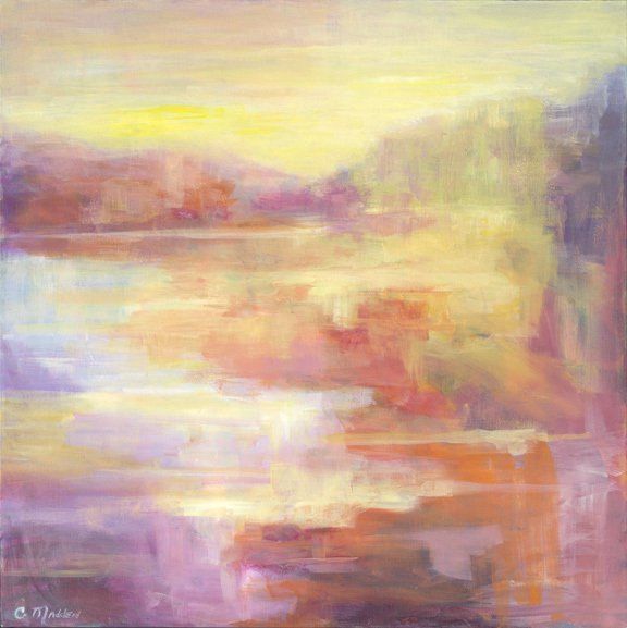 Lake Expressions, Original Painting, Acrylic, 24x24