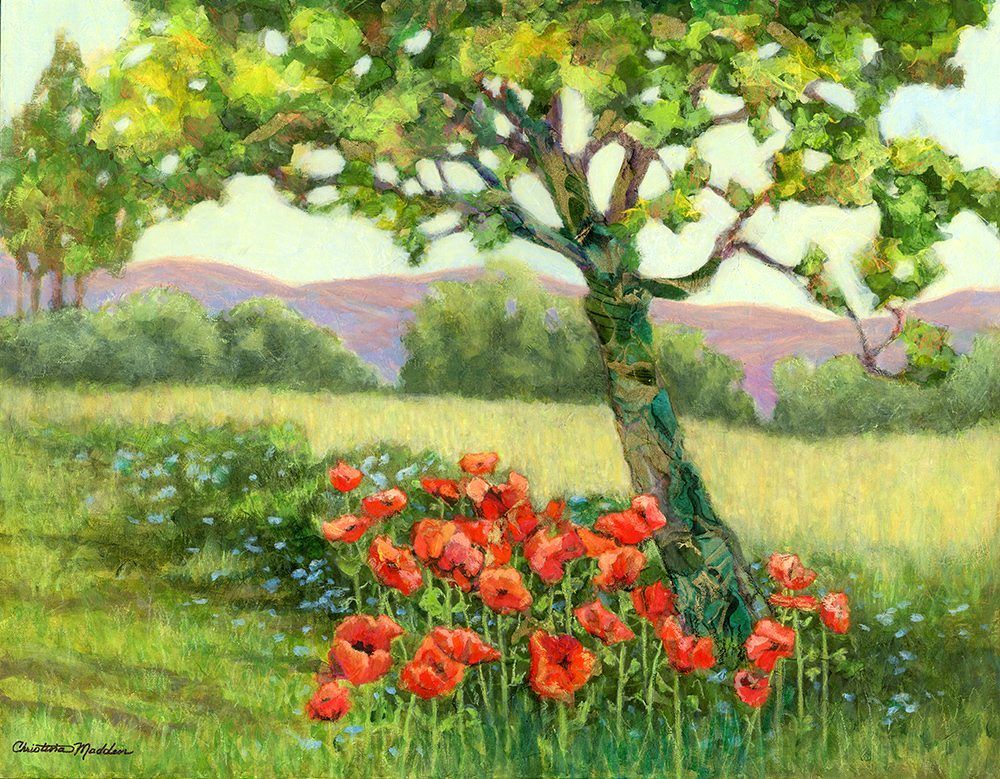 Meadow in My Mind, Mixed Media, 22x28,