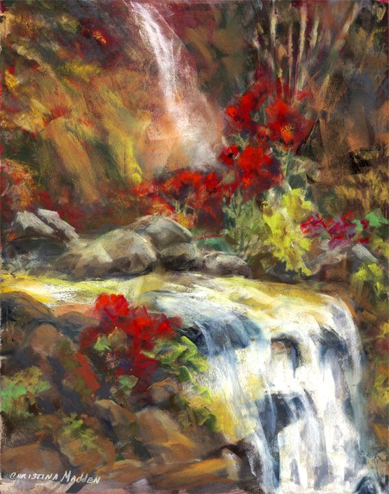 Musical Solitude, Original Painting, Pastel, 14x18, Private Collection