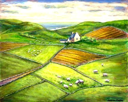 Ode to Ireland, Acrylic, 16x20