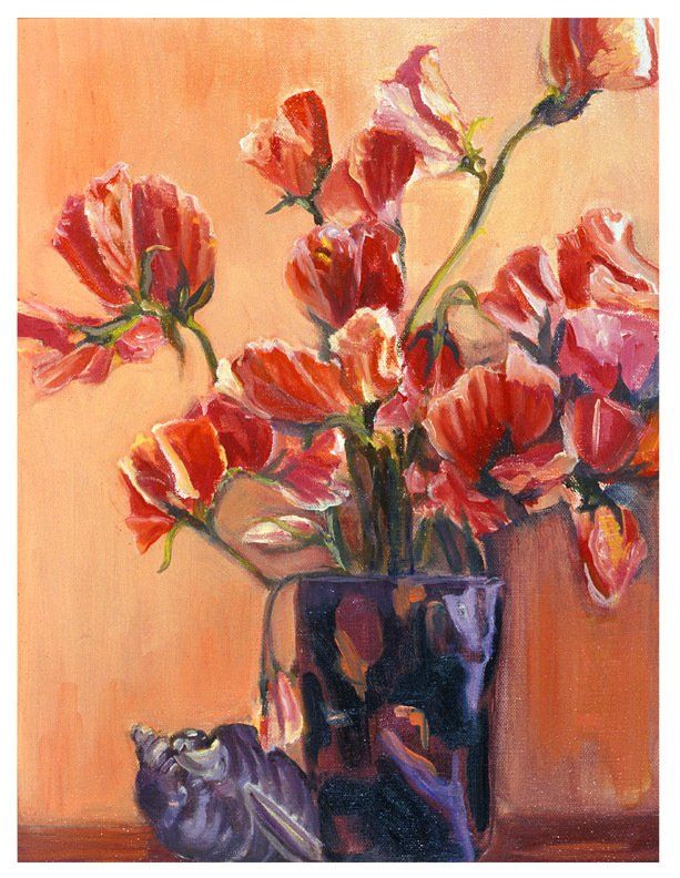 Poppies, Oil on Canvas, 14x18, Private Collection
