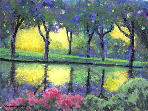 Summer Gold, Acrylic, 12x16, Private Collection