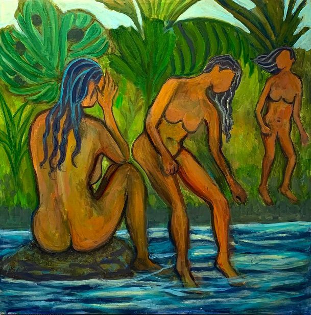 The Bathers painting
