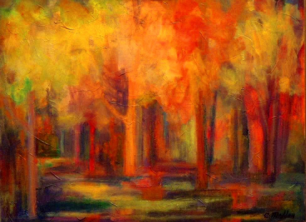 The Magic Forest, Oil on Canvas, 18x24