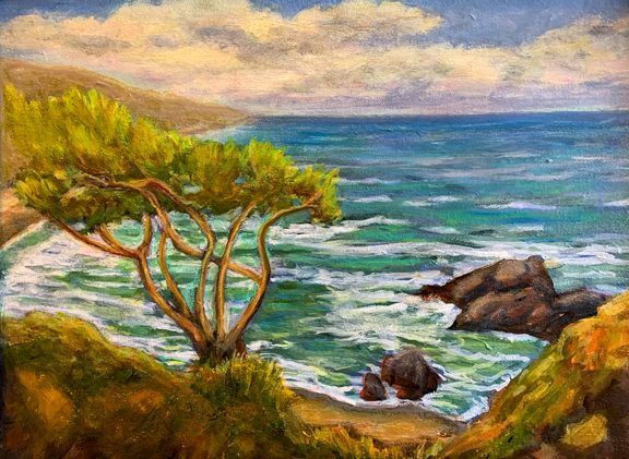 Oregon Coast, Oil, 14x18