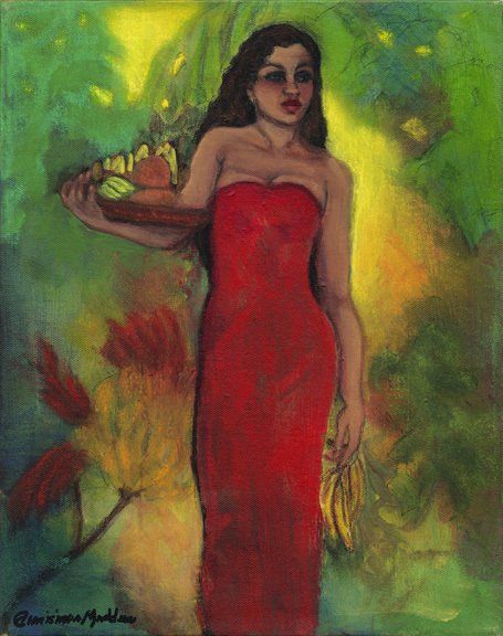 Tropical Beauty, pastel, 11x14, original collection