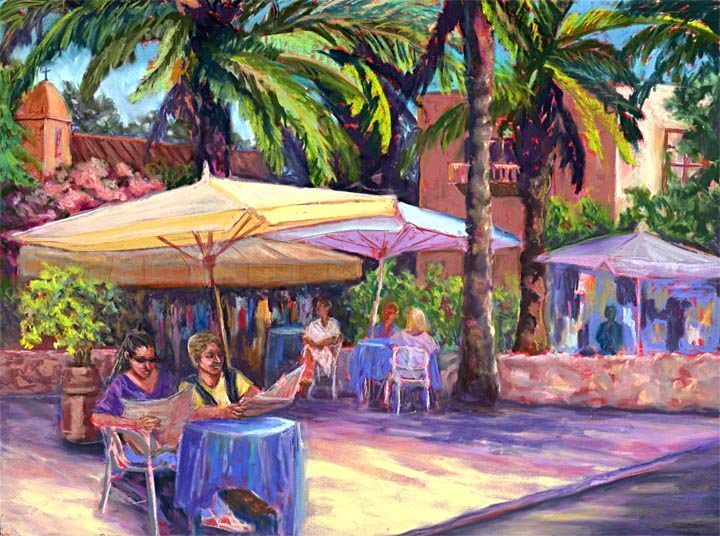 Vacation, Pastel, 18x24