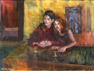couple dining together