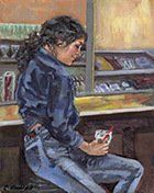 La Fille, Oil on Canvas, 11x14