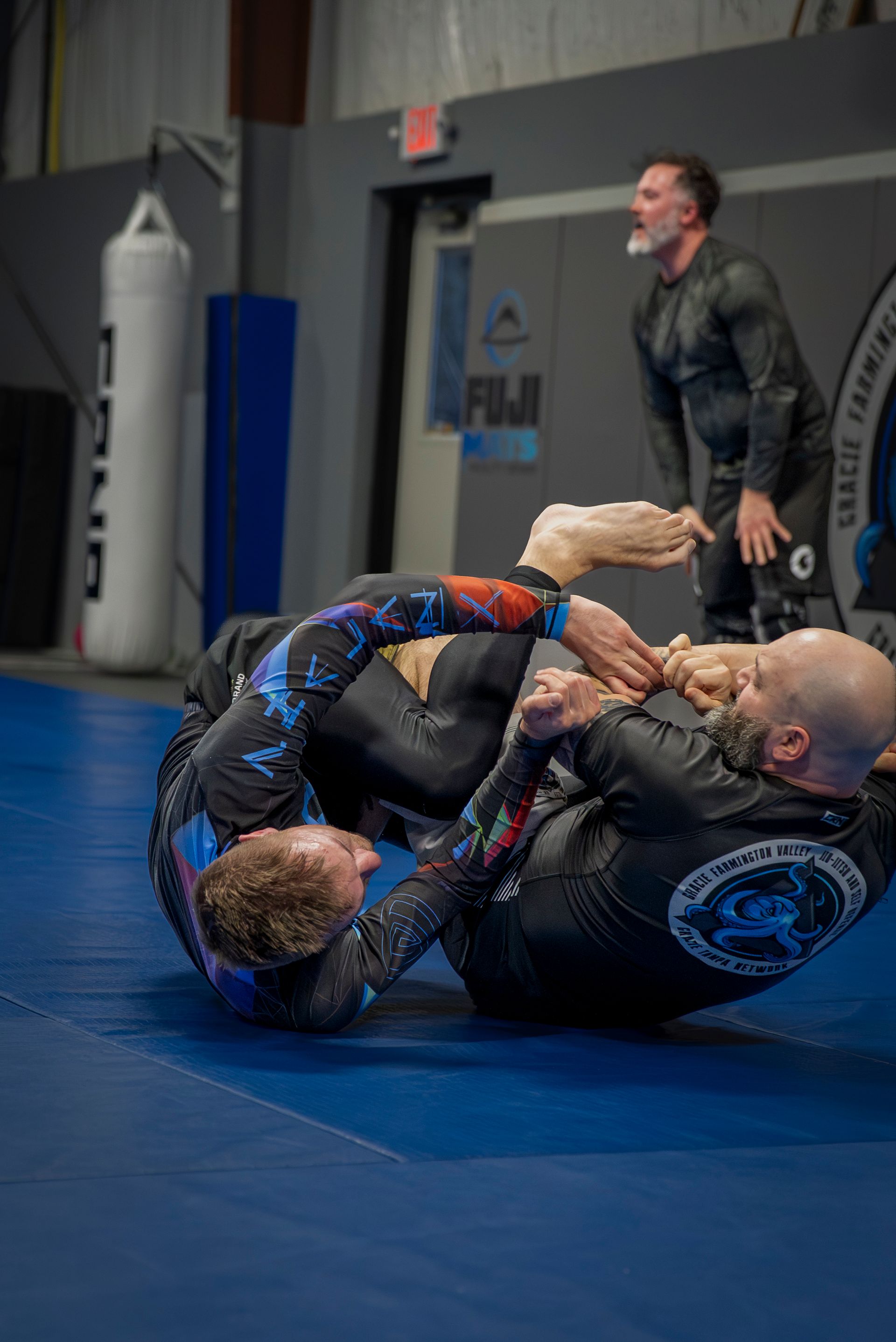 Kids and adults training Jiu-Jitsu at Gracie Jiu-Jitsu Farmington Valley in Canton, CT for confidence and focus.