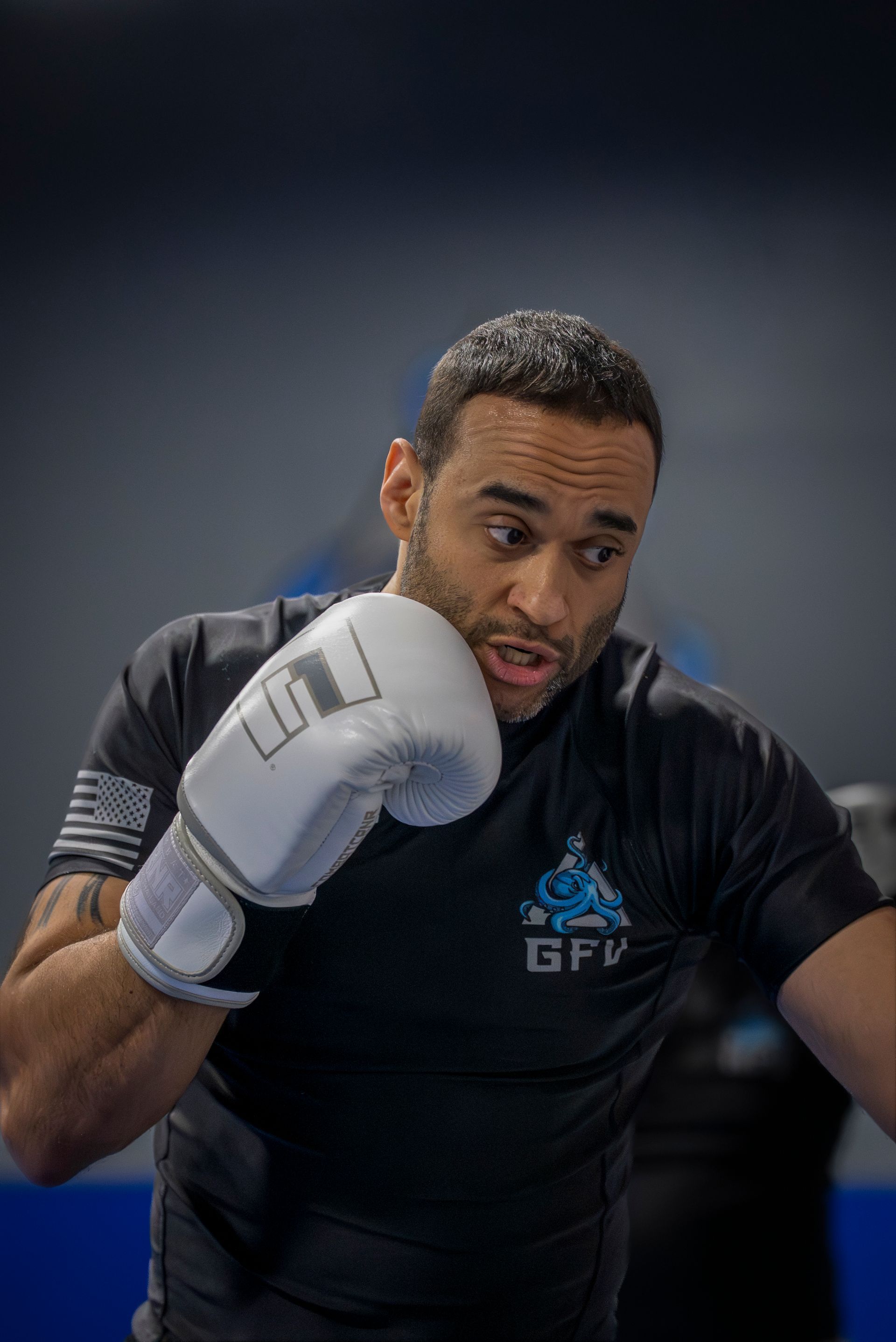 Kids and adults practicing Jiu-Jitsu drills at Gracie Jiu-Jitsu Farmington Valley in Canton, CT.