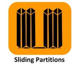 Sliding partitions