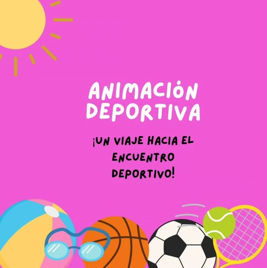 Pink graphic with text 