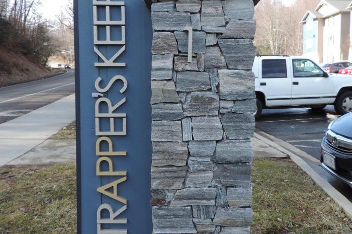 Trapper's Keep Sign