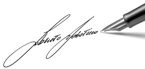 the company signature
