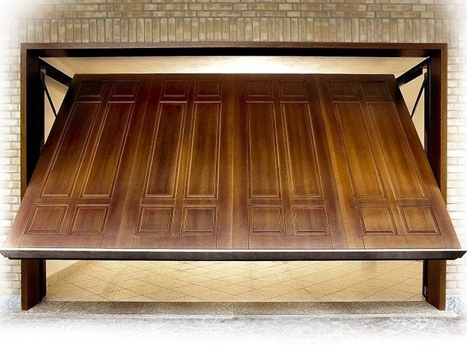 Basculante in legno su misura