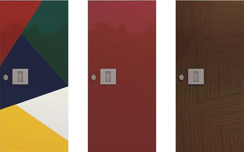 Porta blindata Kristal rossa