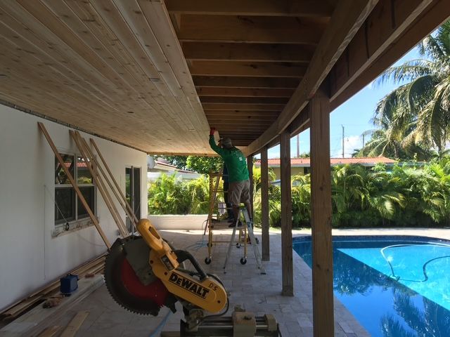 A dewalt circular saw is being used to cut wood