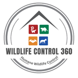 A logo for wildlife control 360 humane wildlife control