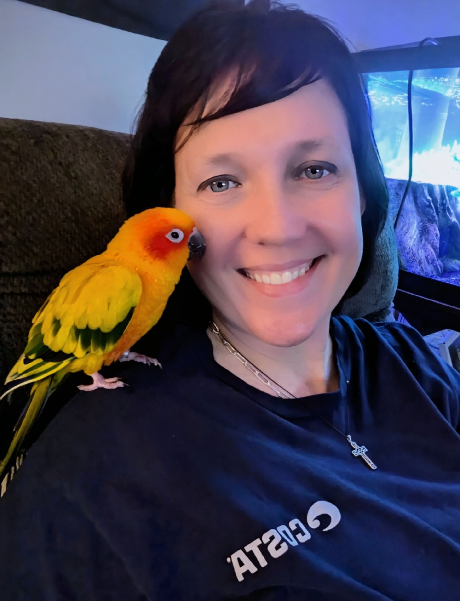 picture of Heather with bird