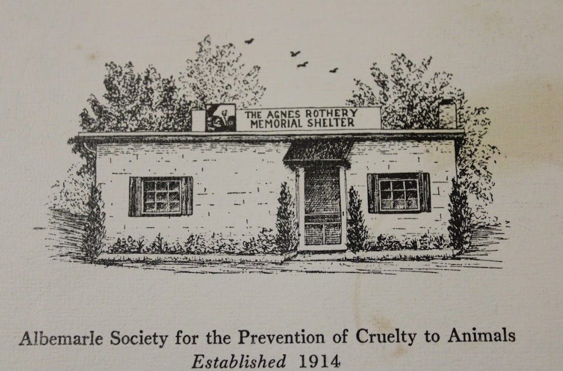 drawing of old shelter building