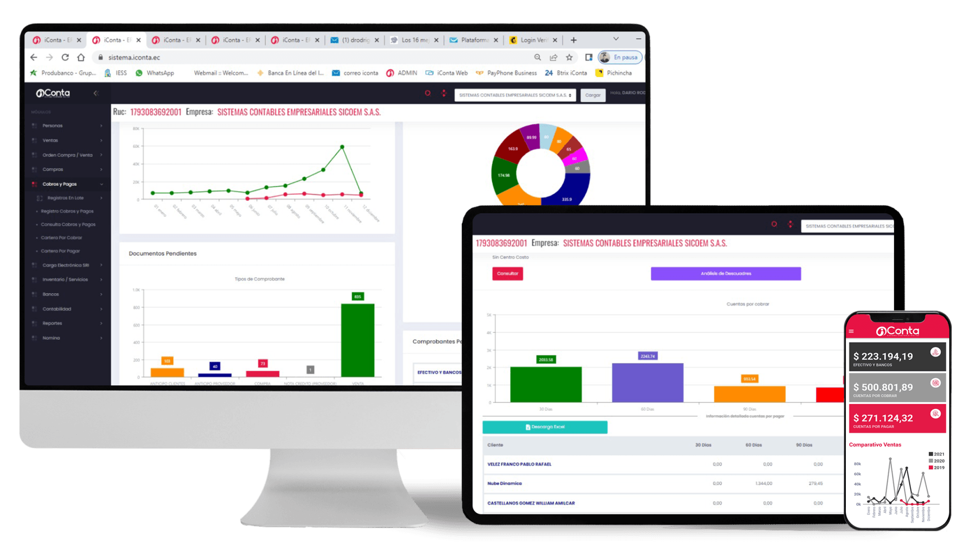 Sistema Contable Online - iConta Ecuador