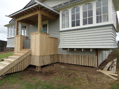 Farm sheds under costruction