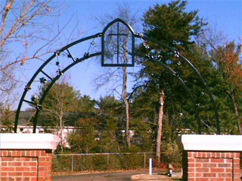 Iron Arch — Metal Walkway Arch in Winston-Salem, NC
