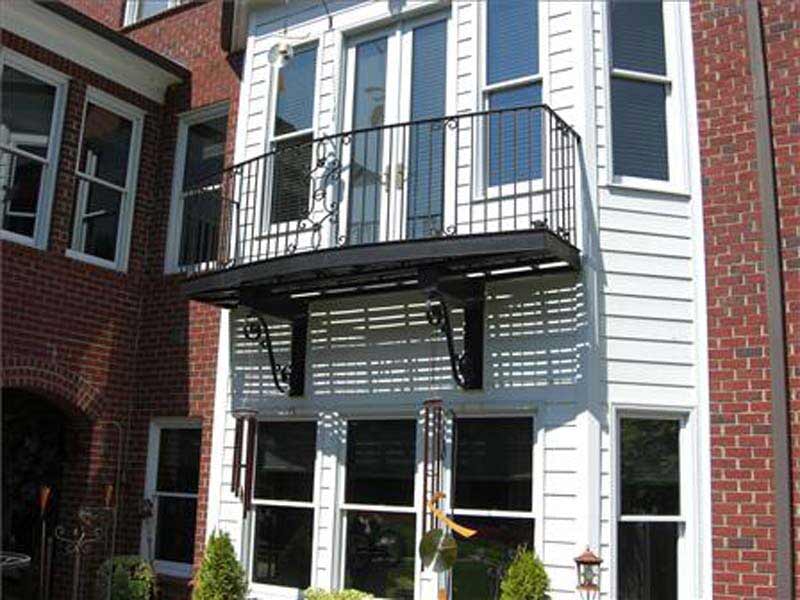 Custom-Made Balconies — Balcony of a Door with Two Windows in Winston-Salem, NC