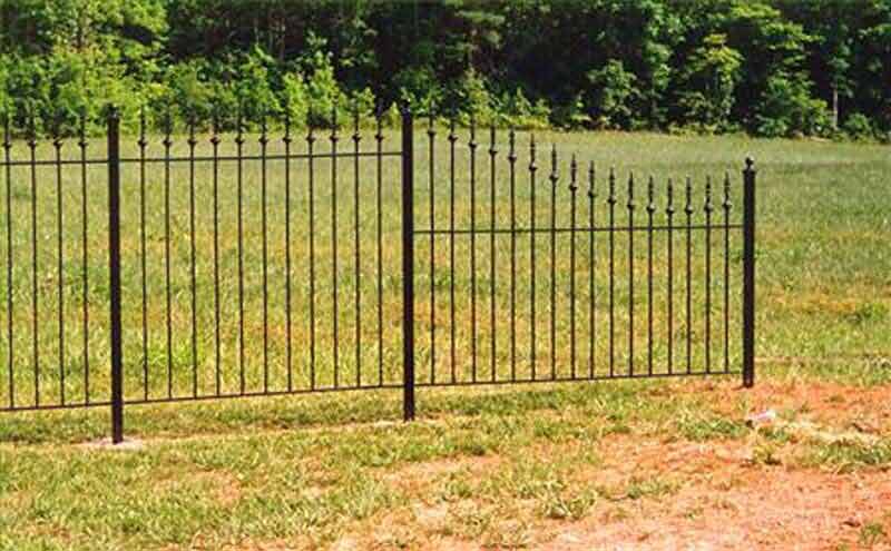Custom Fences — Thin Fence with Spikes in Winston-Salem, NC