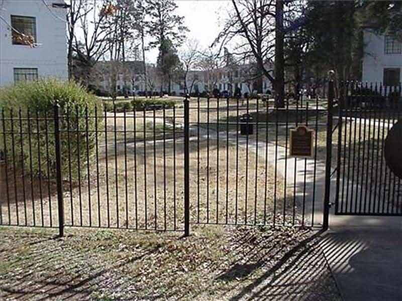 Ornamental Fencing — Backyard Fence with Spikes in Winston-Salem, NC