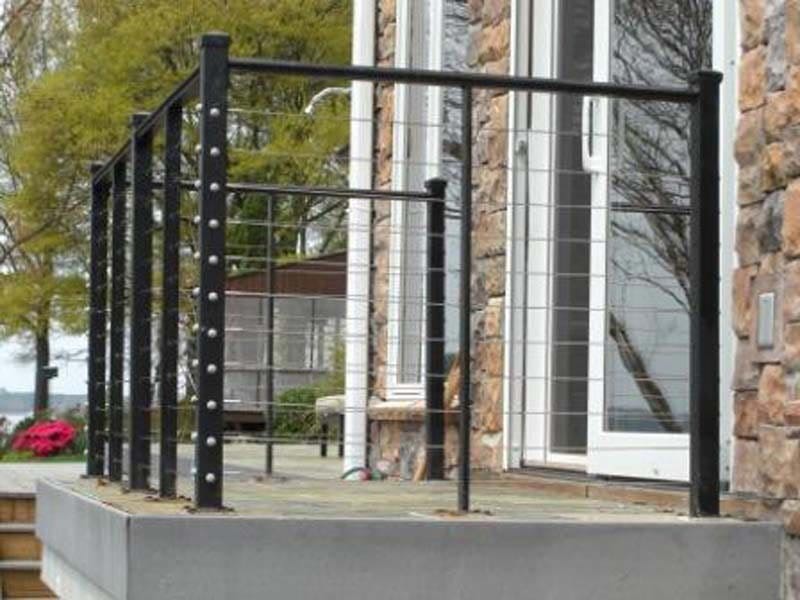 Railing Designs — Rectangular Railings of a Balcony in Winston-Salem, NC