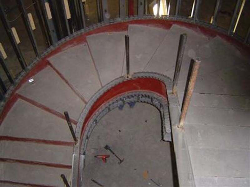 Commercial Stairwells — Spiral Stairs with Handrailings in Winston-Salem, NC