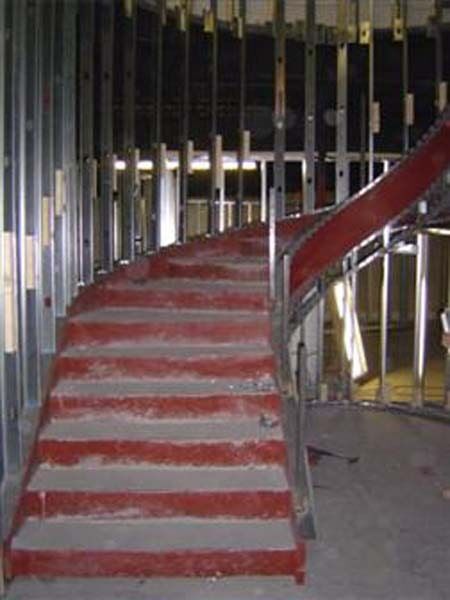 Business Stairs — Metal Staircase Connected to a Building in Winston-Salem, NC