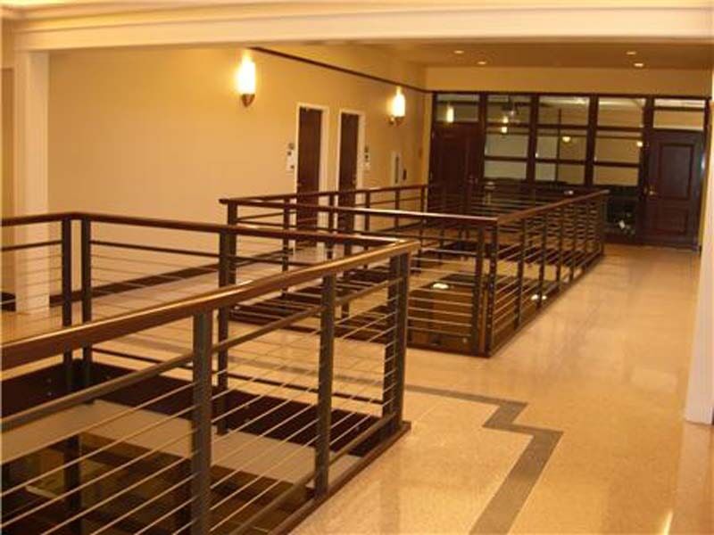 Elegant Handrailings — Interior Railings of a Building in Winston-Salem, NC