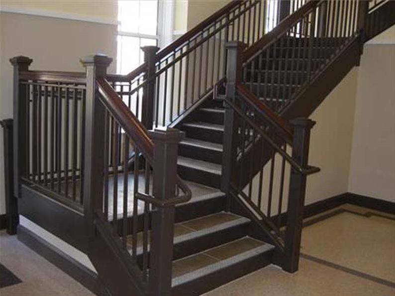 Custom Office Railings — Iron Handrailings of a House in Winston-Salem, NC