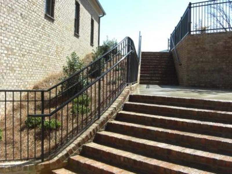 Commercial Handrailings — Backyard Stairs with Handrailings in Winston-Salem, NC
